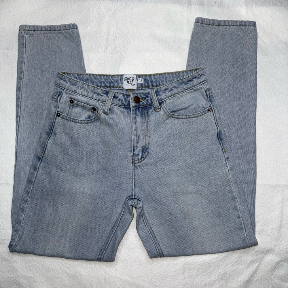Princess Polly Sky Blue Denim Jeans